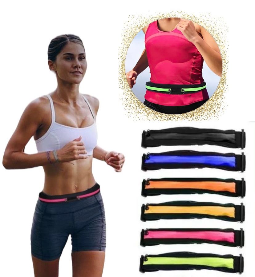 Спортивная сумка на пояс для бега Go Runners Pocket Belt, поясная вместительная сумка для пробежки, ходьбы, велоспорта, фитнеса