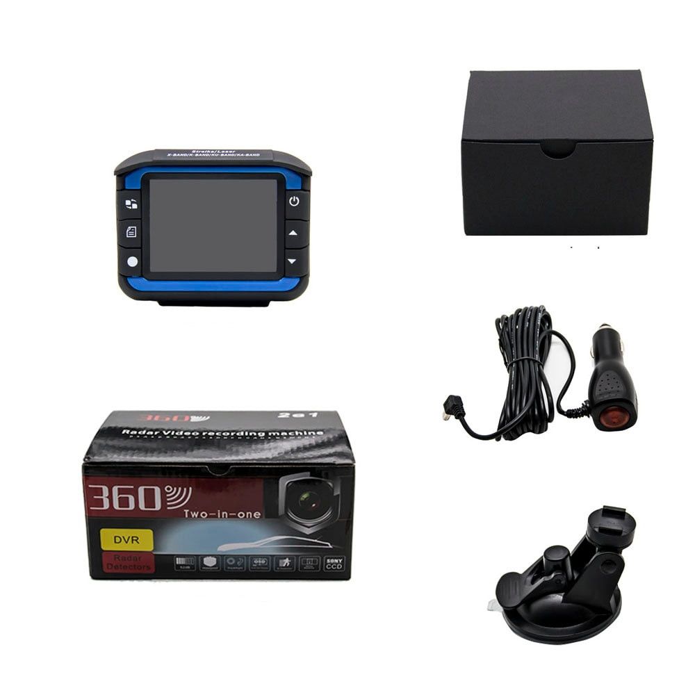 Автомобильный видеорегистратор DVR X7 360° 2 В 1 FULLHD 1080P
