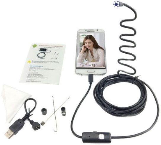 Камера гибкая Endoscope (2м*7мм) под Android (USB) 7мм 5мм 7мм