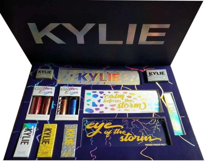 Подарочный набор косметики Kylie Weather Collection синий, набор Kylie синий