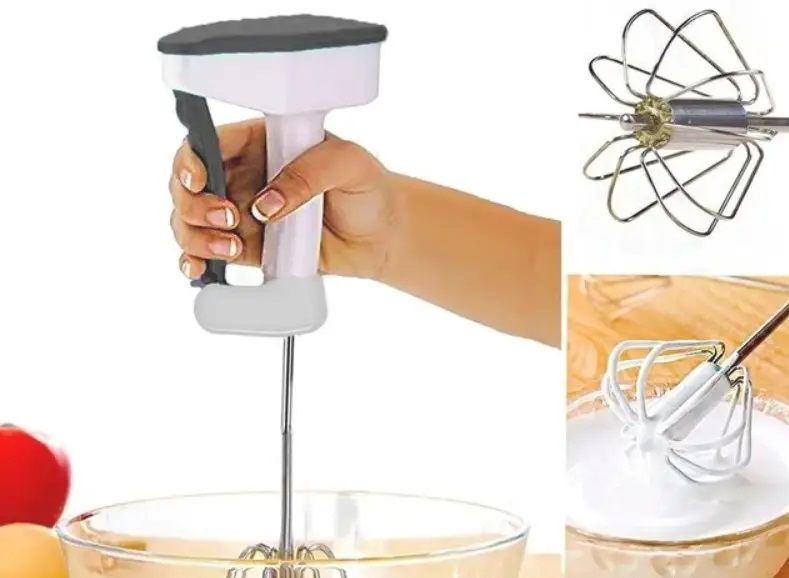 Ручной полуавтоматический кухонный венчик Kitchen whisk, Венчик для взбивания