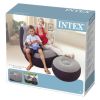 Надувной диван с пуфом Air Sofa, Надувное велюровое кресло с пуфиком