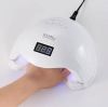 Лампа для ногтей Sun 5 nail lamp FD93-1 48W, Лампа для маникюра, Ультрафиолетовая гибридная LED-лампа для сушки, полимеризации гель-лаков, наращивания ногтей, с отсоединением дна для педикюра