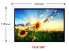 Экран для проектора 100 дюймов 220 на 150 см (16:9), переносной универсальный проекционный экран на стену 160 градусов