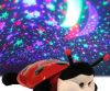 Музыкальный универсальный портативный ночник Божья коровка проектор звездного неба, Проектор-ночник мягкая игрушка со звуковыми эффектами, Мягкий Светильник детский, в детскую комнату