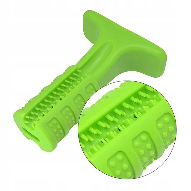 Жевательная игрушка для собак из натуральной резины Dog Chew Brush, Зубная щетка для собак