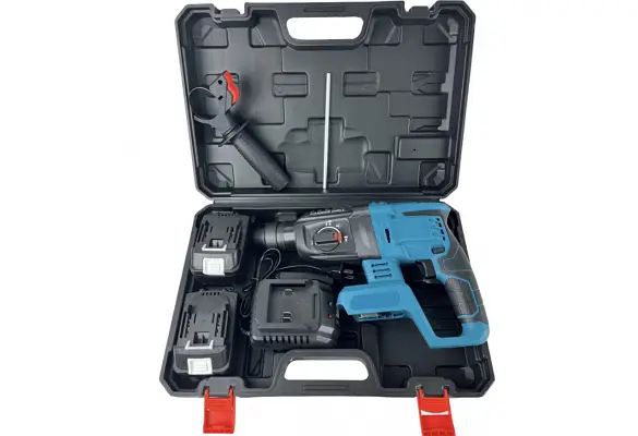 Дриль-перфоратор Bosch GB-1135-6 на 2 акумулятори в валізі, Акумуляторний безщітковий перфоратор 4000 уд/хв 1100 об/хв