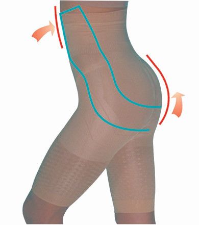 Утягивающие шорты (Slim N Lift). Корректирующее белье, шорты.