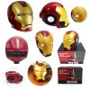 Портативная беспроводная Колонка IRON MAN Micro-USB SD/microSD/TF Железный человек Marvel,в стиле шлема железного человека, громкий качественный звук без хрипов и сбоев, из ударопрочного пластика, не боится пыли и брызг воды