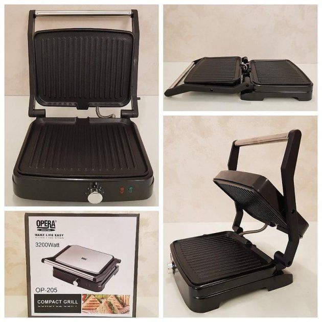 Гриль Мультимейкер ОРЕРА OP-205 Compact Grill 3200W
