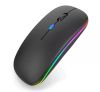 Беспроводная мышка BauTech Со тонкая с разноцветной RGB подсветкой Bluetooth