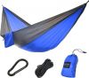 Подвесной гамак из нейлона Travel hammock 270х140 см, двухместный гамак в чехле