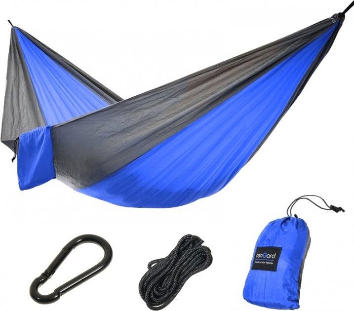 Подвесной гамак из нейлона Travel hammock 270х140 см, двухместный гамак в чехле