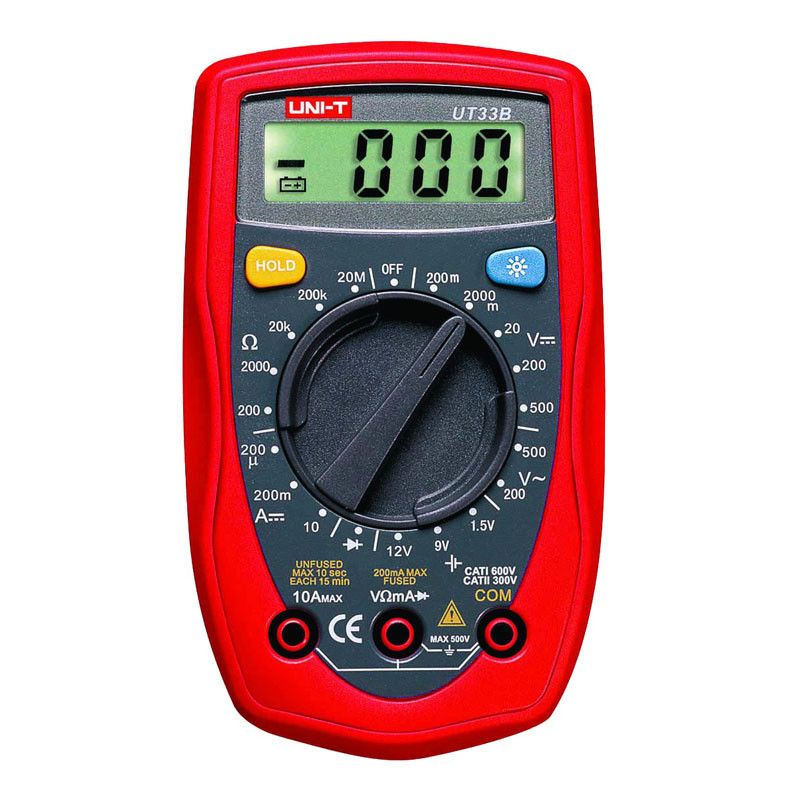 Цифровой Мультиметр тестер UNI-T UT33B подсветка,