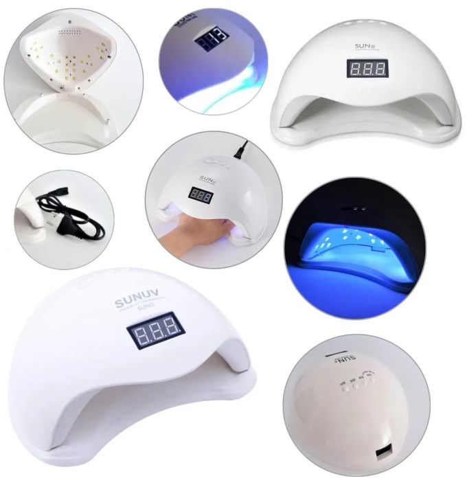 Лампа для ногтей Sun 5 nail lamp FD93-1 48W, Лампа для маникюра, Ультрафиолетовая гибридная LED-лампа для сушки, полимеризации гель-лаков, наращивания ногтей, с отсоединением дна для педикюра