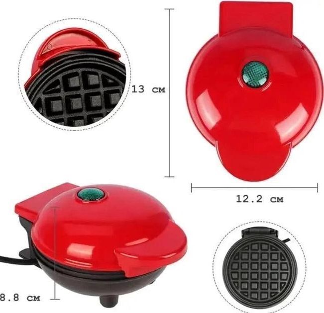 Электрическая мини вафельница Waffle Maker XL-287 с антипригарным покрытием