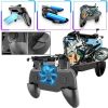 Беспроводной геймпад для телефона Gamepad SR PUBG, Игровой мобильный триггер контроллер с охлаждением