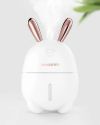 Увлажнитель воздуха и ночник 2в1 Humidifiers Rabbit кролик зайчик Заяц, портативный универсальный стильный милый ультразвуковой Диффузор освежитель с подсветкой, бесшумный распылитель для ароматерапии, аромолампа