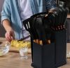 Кухонный Набор 19 Принадлежностей (Черный,Серый,Белый,Зеленый) / CY-19, с разделочной доской, двойной подставкой и набором ножей,практичный термостойкий силиконовый набор для кухни,функциональный комплект кухонных приборов
