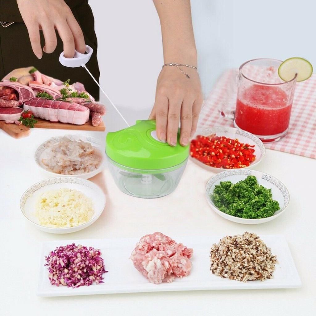 Механический многофункциональный мини-блендер Easy Spin Cutter кухонный ручной измельчитель