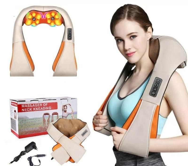 Роликовый массажер для шеи, плеч и спины Massager of Neck Kneading