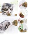 Кошачий мятный шарик игрушка, мятный леденец, конфета для кошек, Лизун для кота на липучке, кошачий мятный-шарик