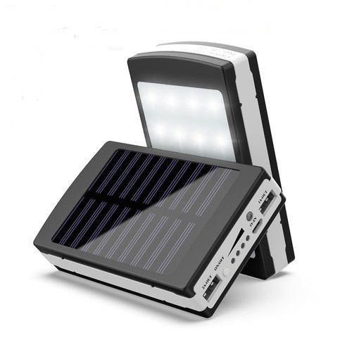 Внешний аккумулятор c LED Power bank L5 Solar 25000 mAh