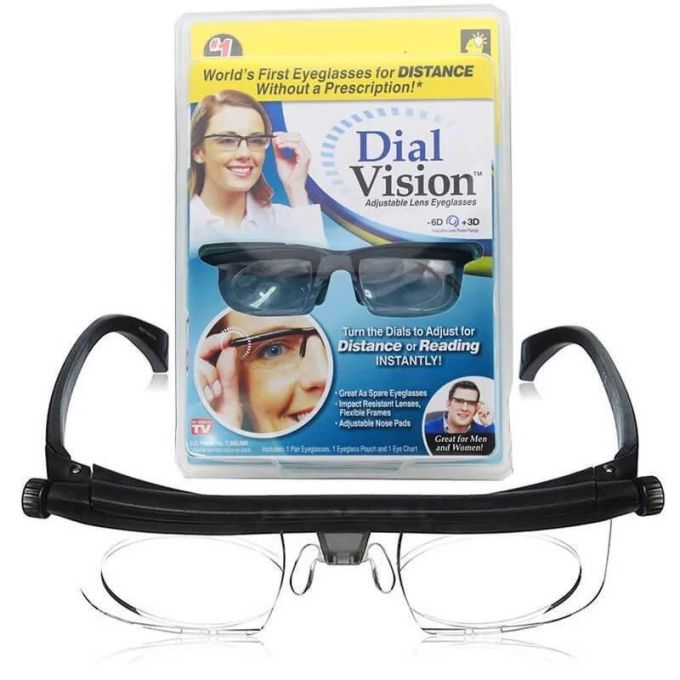 Увеличительные очки лупа Dial Vision с регулировкой линз
