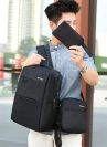Рюкзак городской 3в1 Backpack 9018 с сумкой и кошельком, 18л, Портфель с сумкой и кошельком 42х33х10см, рюкзак для ноутбука