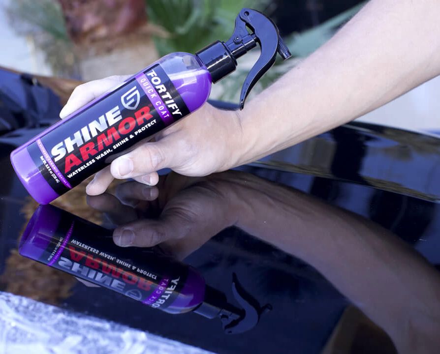 Полироль против царапин для автомобиля Shine Armor, Средство от царапин для кузова авто с салфеткой - микрофибра для полировки