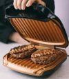 Электрический контактный гриль бутербродница прижимной Gotham Steel Electric Grill 1200 Вт с антипригарным покрытием