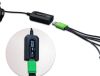 Портативная Универсальная Компактная Солнечная панель CCLamp CL-630 c USB кабелем 3W, мини-электростанция,батарея заряжаемая от солнца для зарядки любого мобильного телефона или устройства с мультикабелем 5в1