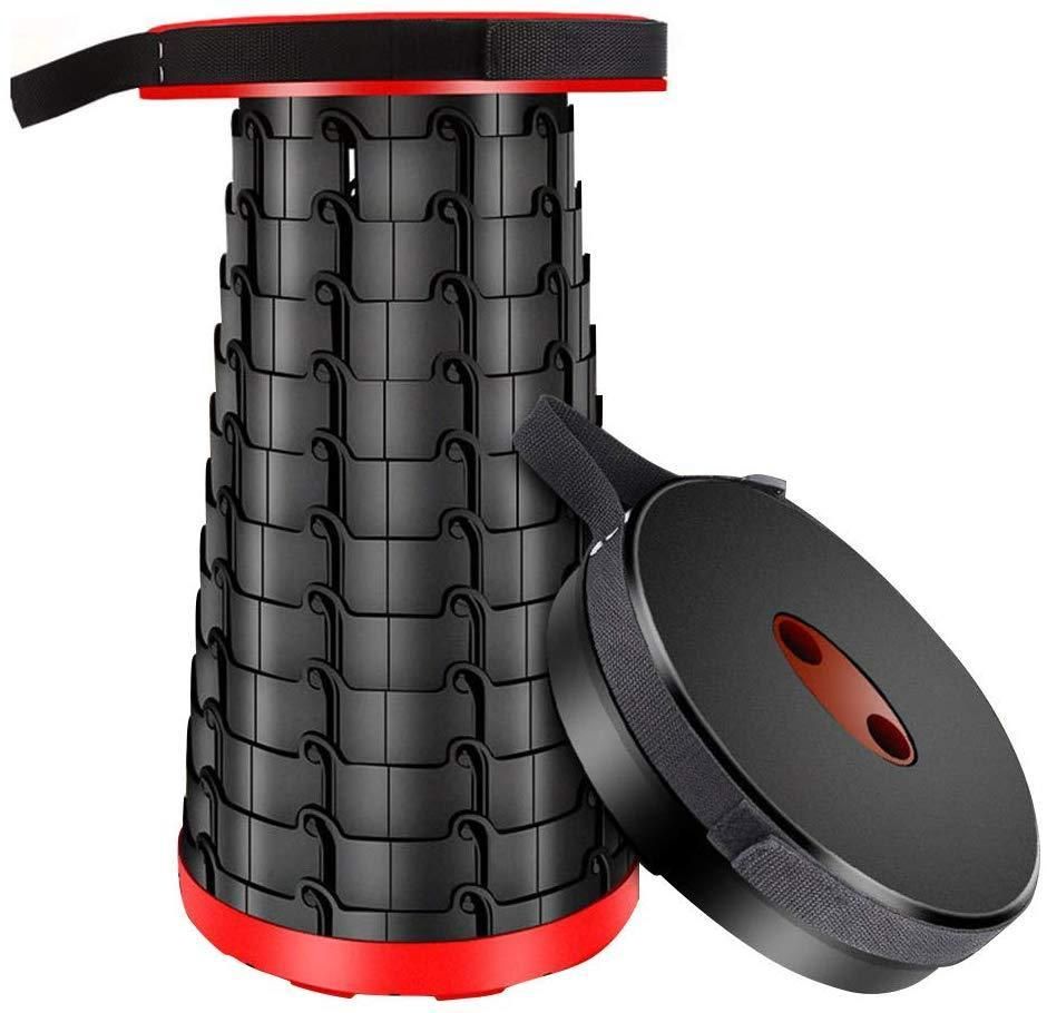 Портативный выдвижной складной стул Telescopic Stool для пикника, туризма, рыбалки