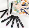 Универсальный Набор Портативных двусторонних маркеров, Sketch Marker, 36 цветов в сумочке, два наконечника разной формы, для рисования на бумаге, картонах, дереве и других поверхностях, для скетчинга