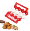 Удобная практичная Форма Для Котлет С Начинкой Stuffed Ball Maker, для быстрого и легкого изготовления мясных фаршированных шариков, для приготовления фрикаделек с начинкой, для формирования тефтелей