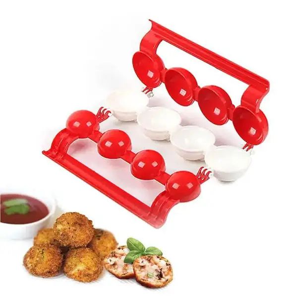 Удобная практичная Форма Для Котлет С Начинкой Stuffed Ball Maker, для быстрого и легкого изготовления мясных фаршированных шариков, для приготовления фрикаделек с начинкой, для формирования тефтелей