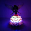 Вращающийся танцующая кукла-ночник принцесса София Dancing Angel Ice Princess, интерактивная музыкальная мультяшная куколка с подсветкой из мультфильма, портативная светящаяся умная детская игрушка, игрушка для девочек