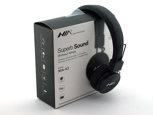 Беспроводные Bluetooth стерео наушники MDR NIA X3 + BT