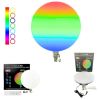 Универсальная Светодиодная круглая LED лампа Camera light GS-450 RGB с держателем-фиксатором для фото и видеосъемки,  предметной съемки, дополнительного освещения, цветная с пультом, для фотографов, блогеров, салонов красоты
