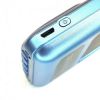 Мобильная зарядка UKC 10000mAh SOLAR, Универсальный Powerbank на солнечной батарее, многофункциональное портативное зарядное устройство, с  LED дисплеем, светодиодным фонариком и множеством портов включая USB, Type-C, Micro USB и Lightning