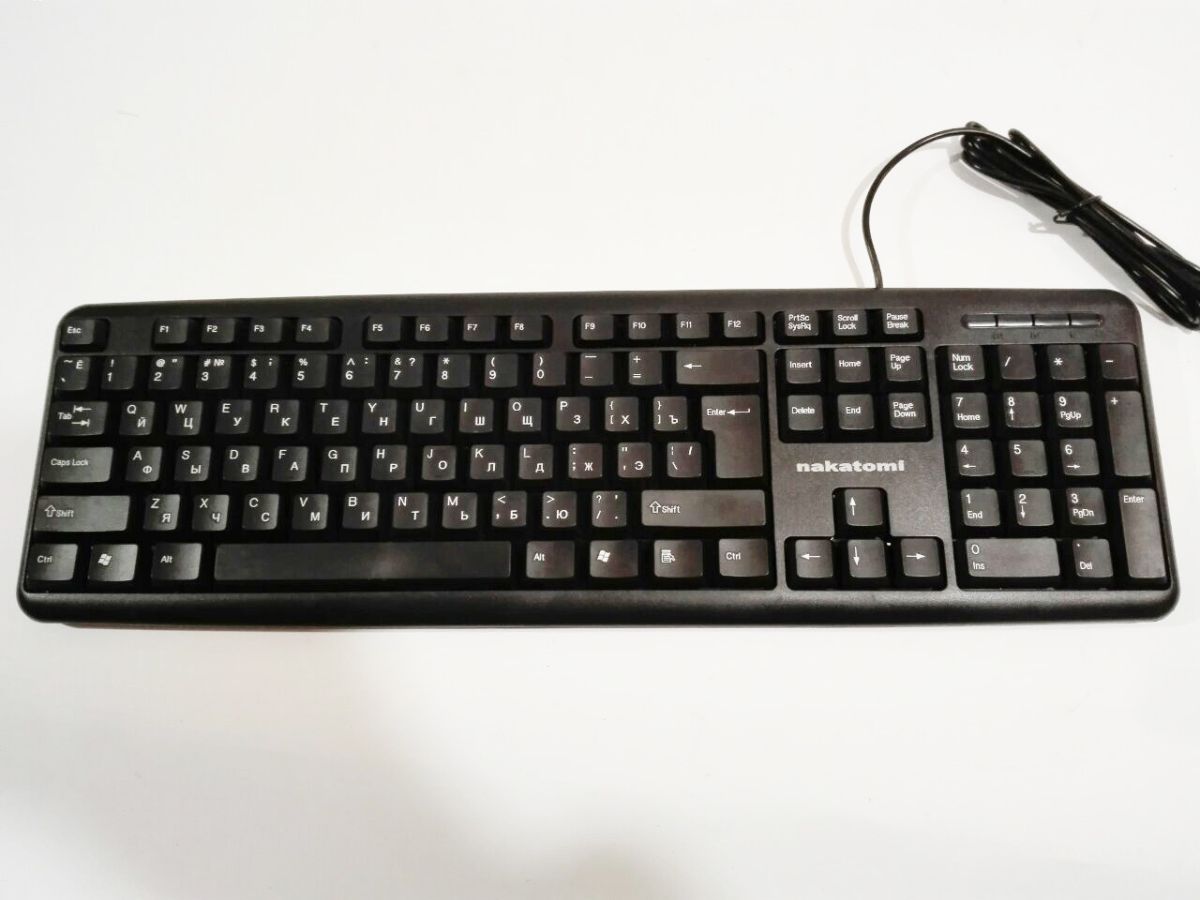 Клавиатура проводная USB 300(Черная коробка)