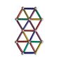 Магнитный необычный Конструктор Buckyballs & Buckybars цветной Бакибарс неокуб головоломка антистресс магнитные палочки и стальные шарики для развития моторики рук, для отвлечения, детская интелектуальная интерактивная игрушка 3D моделирование 64 детали