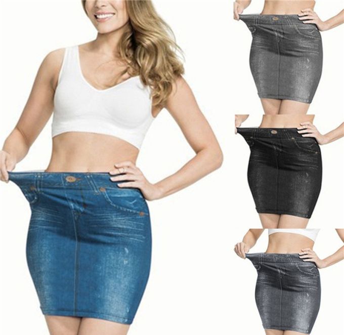 Утягивающая джинсовая юбка Shape Skirt - женская, корректирующая фигуру