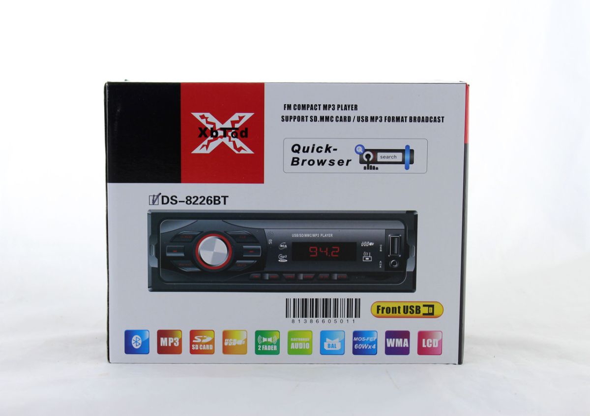 Автомагнитола MP3 8226 ISO+BT