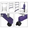 Телескопическая стойка вешалка для одежды Colgador Doble Ajustable 160х80х38см, Телескопическая полка для одежды на 4 полки