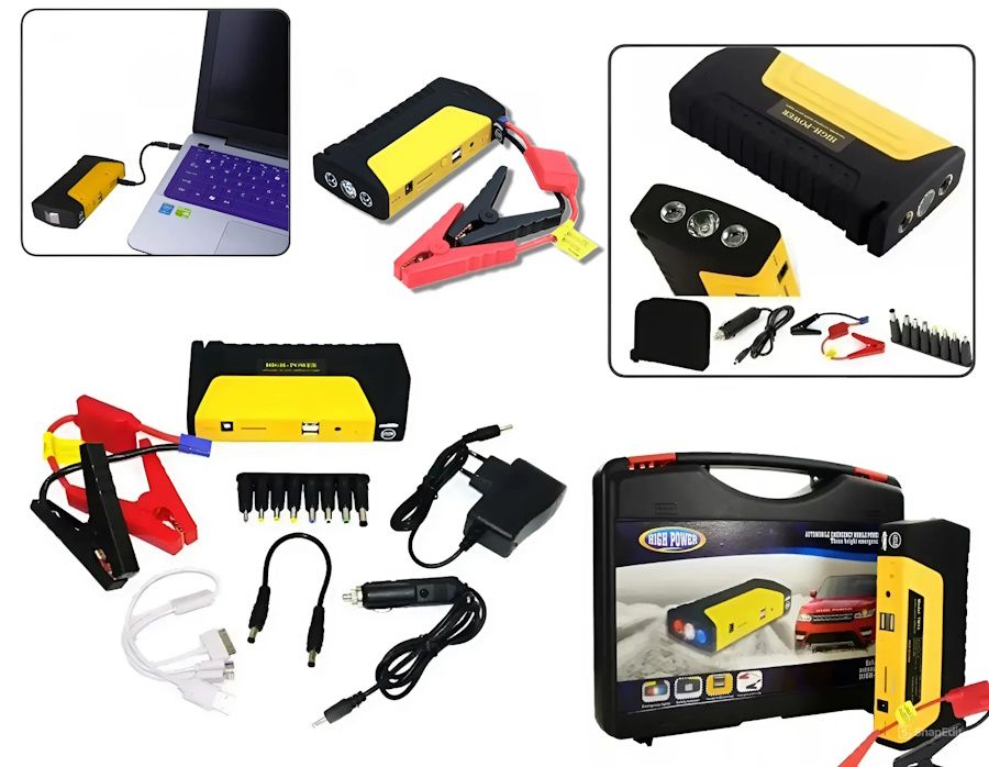 Пускозарядное автомобильное устройство 12V Jumpstarter TM15 50800 мАч для аккумулятора, пусковое устройство для авто