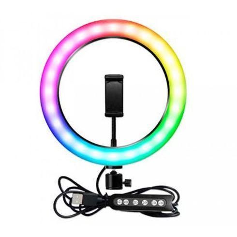 Кольцевая лампа Led MJ 300 RGB 30 см, Селфи-лампа, селфи кольцо