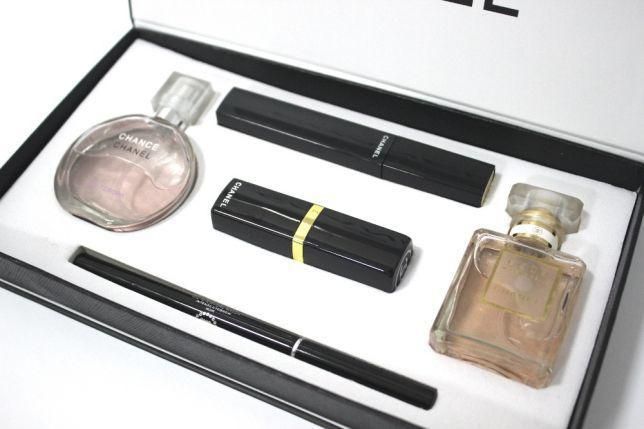 Подарочный набор парфюмерии Chanel 5 в 1, набор духов Шанель, набор косметики Шанель