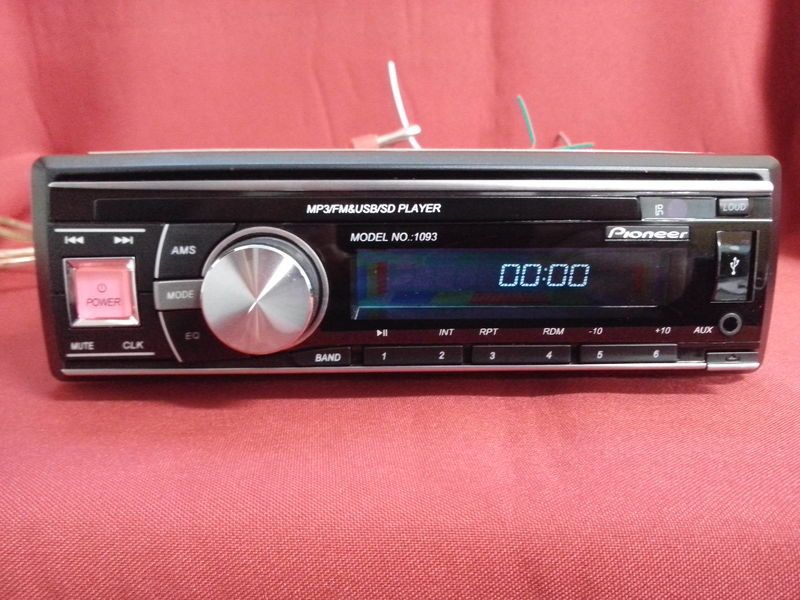 Автомагнитола 1093 usb mp3, акустика в машину