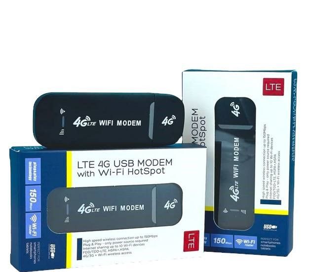 Модем 4G LTE USB с Wi-Fi 150Mbps (WI-FI Роутер) для приема и раздачи интернета, для работы в сети мобильных операторов Vodafone, Kyivstar и Lifecell или других операторов по всему миру, для доступа в интернет